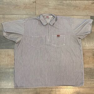 ✨Ben Davis 3XL Half Zip Short Sleeve Shirt✨